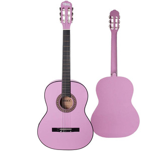 Guitare classique verte 4/4 avec tige de tension réglable, table en épicéa, ensemble complet pour débutant, housse souple |   Midex CG-270PU - Product Image 2
