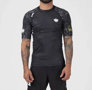 Ensemble de vêtements d'arts martiaux unisexe, rashguard de combat MMA personnalisé, respirant, UPF50+, séchage rapide, écologique, avec fonction extensible - Product Image 2