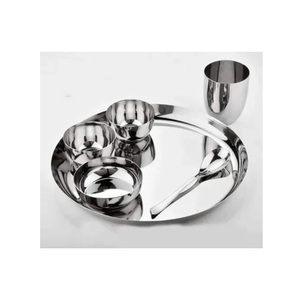 Juego de cena de acero inoxidable de diseñador superior de artesanías personalizadas, juego de 6 piezas, manualidades para fiestas de boda usadas - Product Image 2