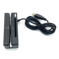 Lecteur/encodeur de cartes IC magnétique et de contact 2 en 1 MSR100-IC