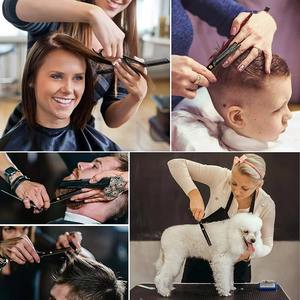 Tijeras de Peluquería Profesionales Hechas a Medida de Acero Inoxidable para Diestros, Punta Roma, 32 Dientes, para Cortar y Entresacar Cabello |   Alta Calidad - Product Image 5