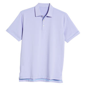 Golf pour hommes de meilleure qualité pour chemise personnalisée en gros anti-rides motif solide à manches courtes polyester/coton pour le sport décontracté - Product Image 5