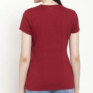 เสื้อยืดผู้หญิงน้ำหนักเบาเสื้อยืดผู้หญิงสไตล์ล่าสุดเสื้อยืดผู้หญิงสไตล์ปากีสถาน - Product Image 4