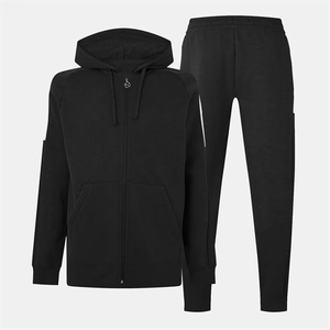 Conjunto de entrenamiento Premium para hombres Moda en función de color negro Diseño transpirable y elegante y cómodo - Product Image 2