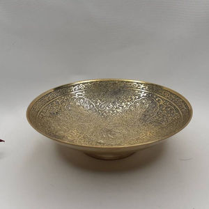 Vente en gros petit bol à fruits en métal de luxe noir centre de table à manger décoratif pour fête d'affaires espace minimaliste poli - Product Image 1