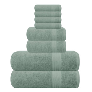 Serviette de bain en coton épais tissu confortable à séchage rapide absorbant doux pour la salle de bain à domicile et le spa - Product Image 1