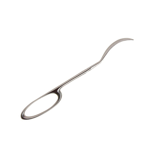 Poignée annulaire orthopédique à levier en os de 270 mm de haute qualité, entièrement courbée, 10 mm de large, en acier inoxydable allemand, pour usage manuel en milieu hospitalier, classe médicale - Product Image 2