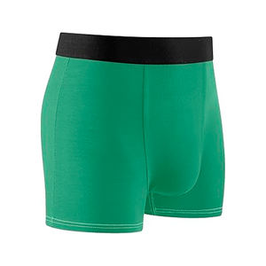 Calzoncillos Bóxer Cómodos para Hombre, Logotipo Personalizado OEM ODM, Clásicos, Lisos, 100% Algodón Elástico, Transpirables, de Punto, de Tiro Medio - Product Image 5