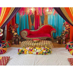Canapé d'amour élégant pour mariage Bollywood, nouveau design, style français, canapé de mariage indien, bracelet de mariage, cérémonie, canapé d'amour FIJI - Product Image 1