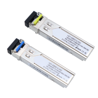 Transceiver SFP BIDI 1,25 Gbit/s 20 km Monomode Fibre Unique LC Simplex 1310 nm 1550 nm Module SFP DDM pour Switch, Routeur, FTTH, Télécom