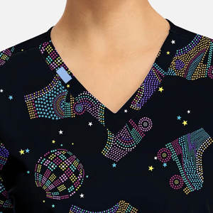 Conjunto de Ropa Profesional para Enfermeras, Médicos, Esteticistas y Personal de Bienestar, de Lona, Secado Rápido, Transpirable, Suave y de Alta Calidad - Product Image 6