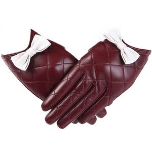 Nouveau Design de mode Gants à écran tactile Extérieur en cuir véritable Chaud Gants de conduite sportive à séchage rapide - Product Image 4
