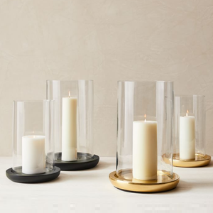 เชิงเทียนสไตล์อเมริกันที่ใส่เทียนเฮอริเคนดีไซน์หรูหราสำหรับใช้ตกแต่งบ้านโรงแรมร้านอาหาร - Product Image 1