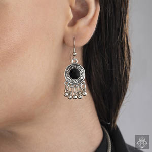 PRAO Oxidised Necklace Set With <b>Earrings</b> - Product Image 3