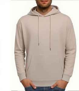 Sudadera con capucha para hombre de alta calidad 100% poliéster polar Casual Color a juego impreso para Sudadera con capucha - Product Image 3