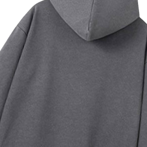 <b>Men</b> Charcoal Grey Acid Washed <b>Hoodie</b> <b>Oversized</b> Heavyweight <b>Fleece</b> Streetwear Vintage Custom Logo Cotton Thick Warm Winter Sales - Product Image 5