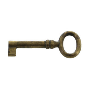 Clé antivol Art.33718 Mm.24/56 Laiton antique - Product Image 1