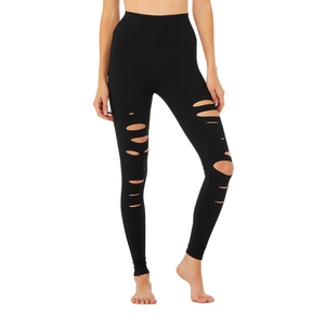 Vente en gros de pantalons de fitness personnalisés pour femmes, legging de fitness à taille haute, Odyssey, entraînement de yoga pour filles - Product Image 3
