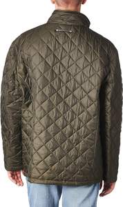 2024 chaquetas de abrigo de invierno acolchadas informales para hombres con capucha con procesamiento de corte - Product Image 5