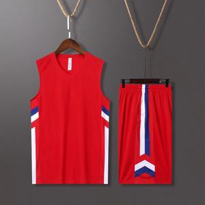 ชุดบาสเก็ตบอลเสื้อแขนกุดและกางเกงขาสั้นผ้าแห้งเร็วระบายอากาศได้ดีเหมาะสำหรับทีมคลับและกีฬาตามสั่ง - Product Image 5