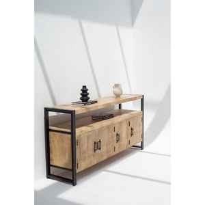 Edina Industrial Eco-Friendly Mango Wood Dining Room <b>Sideboard</b> for Living Room & Kitchen - Product Image 2