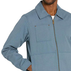 Chaqueta DE TRABAJO DE mecánico personalizada de alta calidad para hombre, suministro de fábrica, servicio OEM al por mayor, ropa de trabajo industrial - Product Image 5