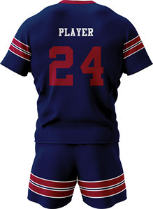 Pantalones cortos de uniforme de rugby de alta calidad con manga larga Logotipo personalizado Camisas y tops al por mayor Técnica de sublimación - Product Image 3