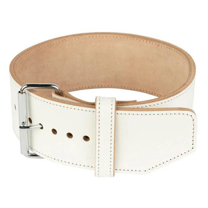 Cinturones de levantamiento de pesas que ayudan a la zona lumbar durante los levantamientos, ofreciendo un soporte confiable para levantadores que realizan ejercicios pesados de manera regular. - Product Image 6