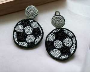 Boucles d'oreilles perlées de Style traditionnel femmes élégantes pierres naturelles perle goujons d'inspiration orientale Midi Clips bijoux de fête - Product Image 4