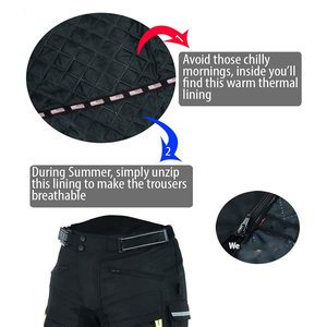 Pantalones de moto de textil de última colección de alta demanda logotipo personalizado transpirable y resistente al viento con características de alta demanda - Product Image 4