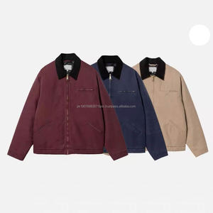 Chaqueta de Lona Personalizada de Alta Calidad, 500 g/m², 100% Algodón, Chaqueta de Trabajo, Abrigo Grueso de Invierno para Hombre, Chaquetas de Trabajo con Logotipo Personalizado - Product Image 4