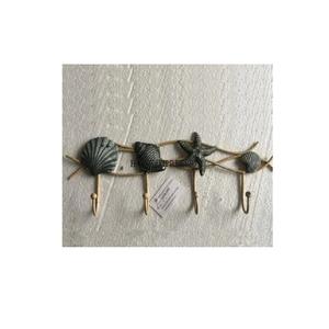 Crochets et cintres muraux de haute qualité plaqués or de haute qualité fabriqués en métal et feuilles de gingko - Product Image 2