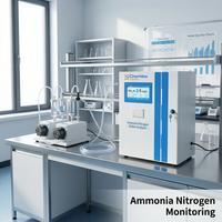 Analyseur d'azote ammoniacal en ligne Chemins Online, moniteur NH3-N basé sur la spectrophotométrie à l'acide salicylique, haute précision, conforme aux normes de l'EPA