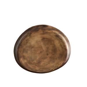 Tazón de madera hecho a mano con acabado de grano natural rústico y duradero perfecto para servir aperitivos o exhibición decorativa - Product Image 1