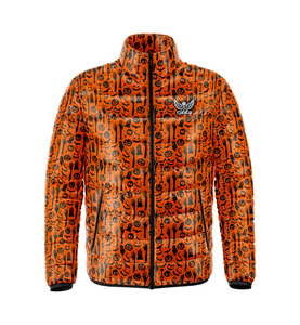 Manteaux en duvet rembourrés à imprimé sublimé pour hommes Veste en duvet personnalisée North Veste en duvet noire de haute qualité pour hommes - Product Image 5