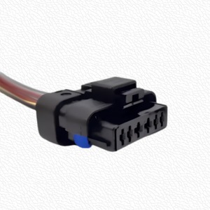 6 Pin Automotive Waterproof Connector Female Auto <b>Plug</b> Black Electrical Connector Citroen C4 - Product Image 3