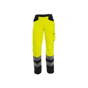 Pantalones de entrenamiento de ropa de seguridad reflectantes fluorescentes amarillos claros de - Product Image 2