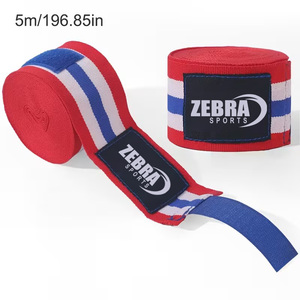ผ้าพันมือสำหรับชกมวยแบบมืออาชีพ ผลิตตามสั่ง ทำจากผ้าฝ้าย สำหรับผู้ชายและผู้หญิง ช่วยพยุงข้อมือ ยืดหยุ่นได้ ขนาด 5 ซม. ยาว 5 ม. สินค้ามาใหม่ ปี 2026 - Product Image 2
