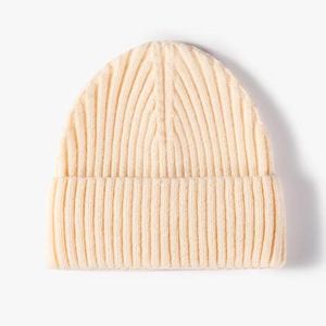 Vente en gros de bonnets à la mode avec broderie personnalisée et logo personnalisé chapeau hip hop d'hiver bonnets épais - Product Image 2