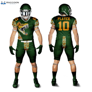 Uniforme de fútbol americano personalizado de alta calidad, hecho en China, el mejor diseño, sublimación, universidad, corto, transpirable, de talla grande - Product Image 6