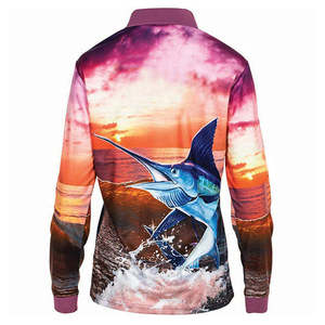 เสื้อตกปลาแขนยาวผ้าซับลิเมชันออกแบบได้ตามต้องการเสื้อตกปลากันน้ำ - Product Image 6