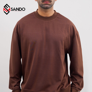 เสื้อสเวตเตอร์แบบสวมศีรษะของผู้ชายเสื้อสเวตเตอร์แบบสวมหัวผ้าคอตตอนน้ำหนักเบามีฮู้ดสำหรับ3D พิมพ์ลายพัฟขนาดใหญ่เหมาะกับชายและหญิง - Product Image 5