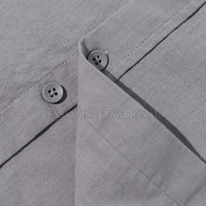 Chemises formelles pour hommes de couleur unie, fabriquées au Pakistan, pour toutes les saisons - Product Image 5