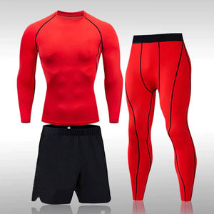 Pantalones de chándal de compresión para hombre, mallas ajustadas para gimnasio, trotar, baloncesto, fútbol, Fitness, conjunto de ropa deportiva al aire libre - Product Image 4