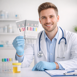 <span class=keywords><strong>Test</strong></span> de dépistage de drogues multi-narcotiques sur échantillon urinaire, carte Doa DIP, utilisation <span class=keywords><strong>professionnelle</strong></span>, certifié CE, fonctionnement manuel - Product Image 1