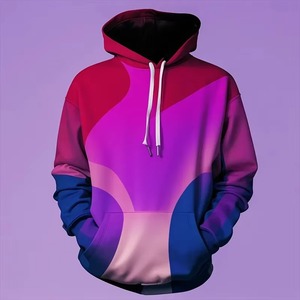 OEM ODM personnalisé nouvelle mode impression 3D sweat à capuche violet haute qualité Y2k vêtements femmes vêtements de sport décontractés automne rue vêtements - Product Image 3
