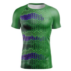 Vente en gros Chemise de compression à manches courtes pour hommes, couche de base, entraînement, fitness, course à pied, vêtements de sport pour hommes - Product Image 1