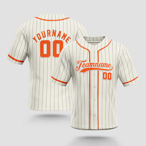 T-shirt boutonné décontracté à manches courtes pour homme, maillot de softball et de baseball personnalisé et personnalisable pour adultes et enfants - Product Image 4