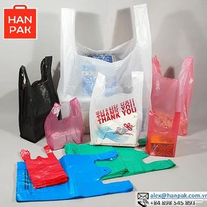 ถุงเสื้อยืดทำจาก PE ย่อยสลายได้พิมพ์ลายได้ตามต้องการ - Product Image 6