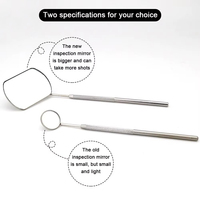 Miroir à cils de poche en acier inoxydable de forme ovale avec grossissement 3x, éclairage, couleur personnalisée et fonctionnalités personnalisées